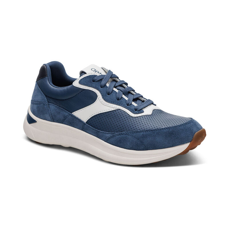 aetrex emily lace up women's | blue