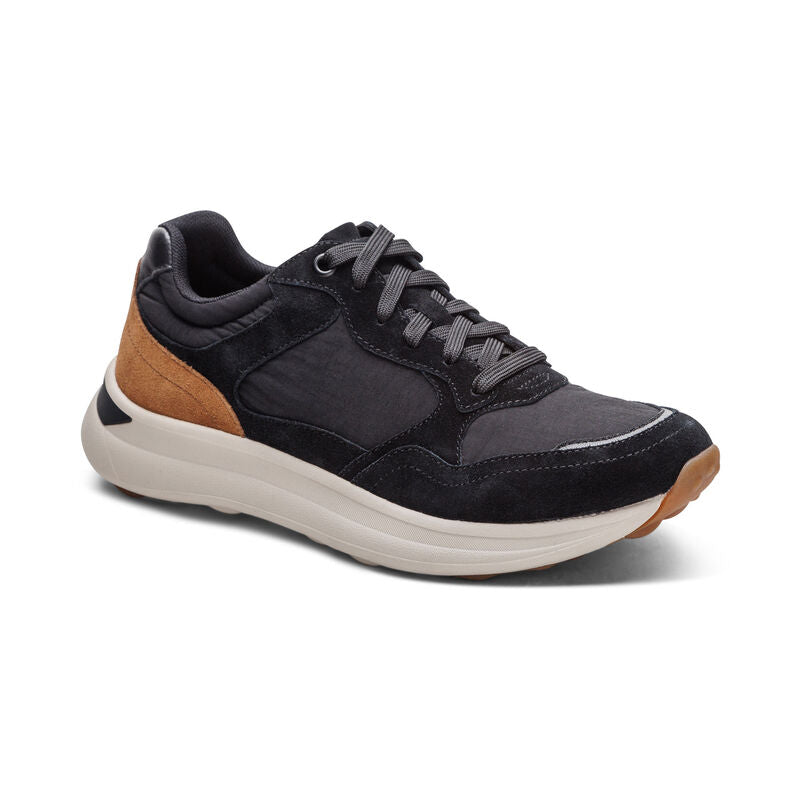 aetrex molly lace up women's | black