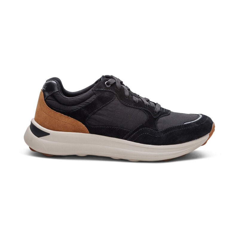 aetrex molly lace up women's | black