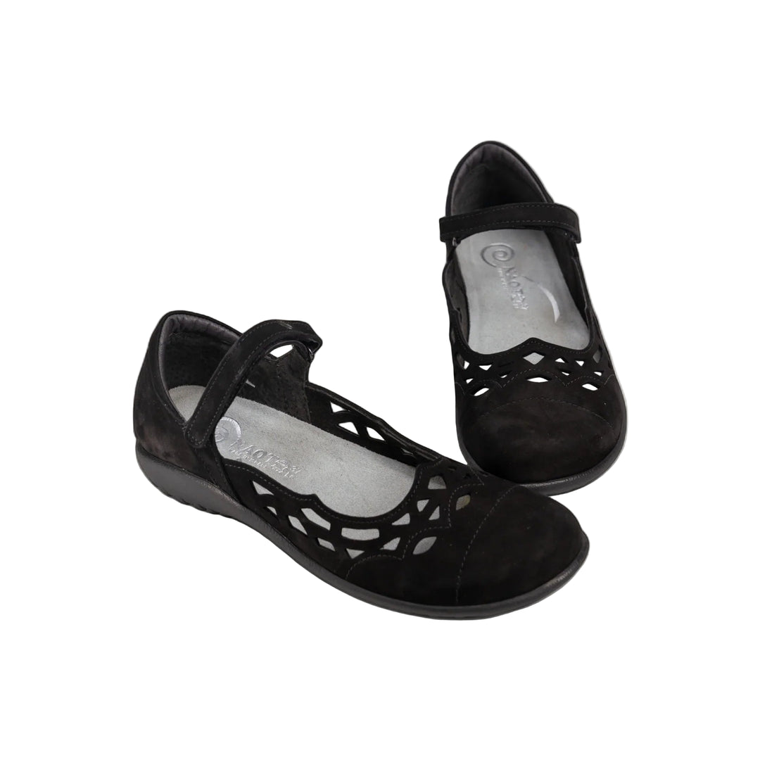 naot agathis women's | blk velvet nbk
