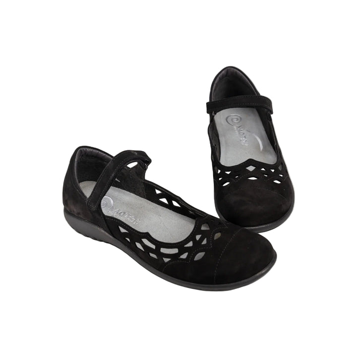 naot agathis women's | blk velvet nbk