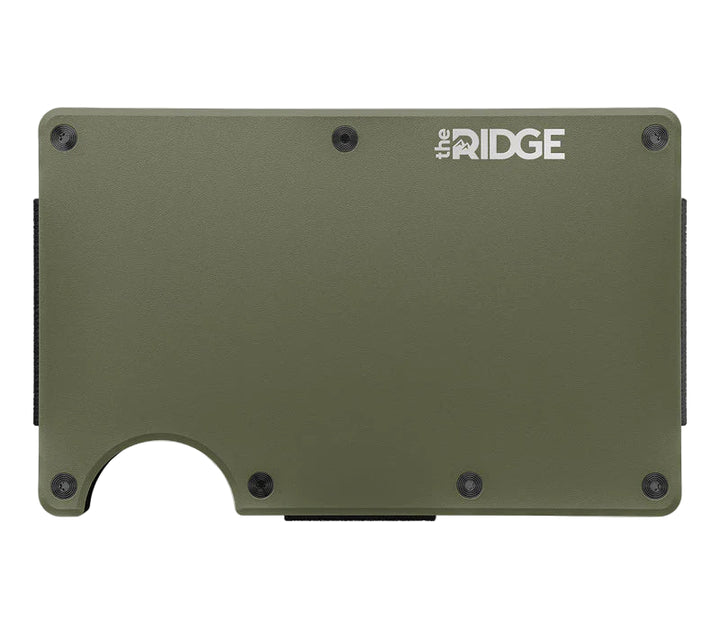ridge wallet - cash strap | matte olive