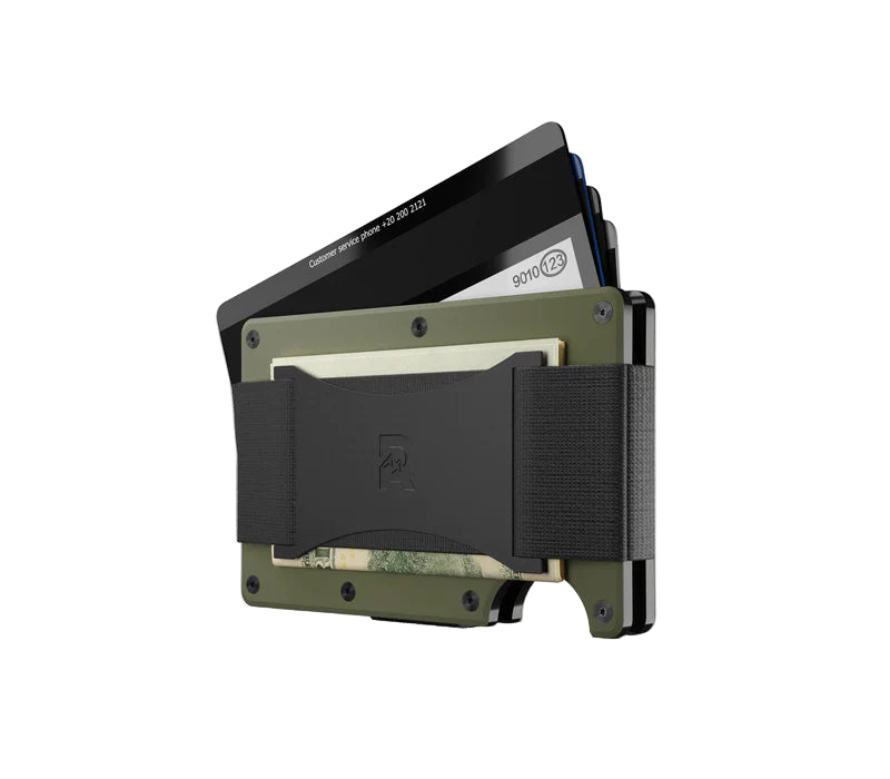 ridge wallet - cash strap | matte olive