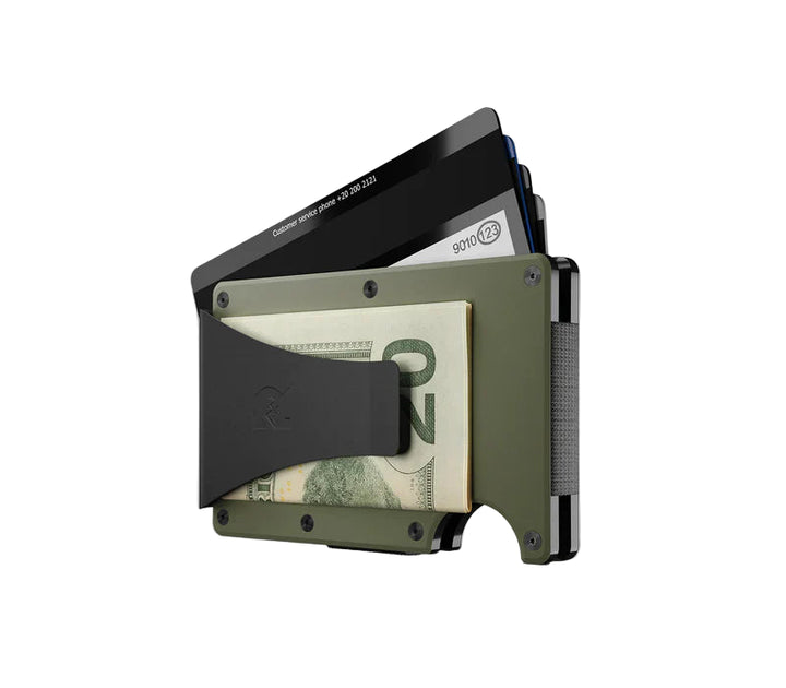 ridge wallet - cash strap | matte olive