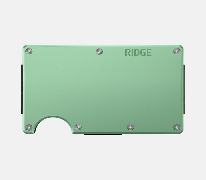 ridge wallet aluminum - money clip | eucalyptus
