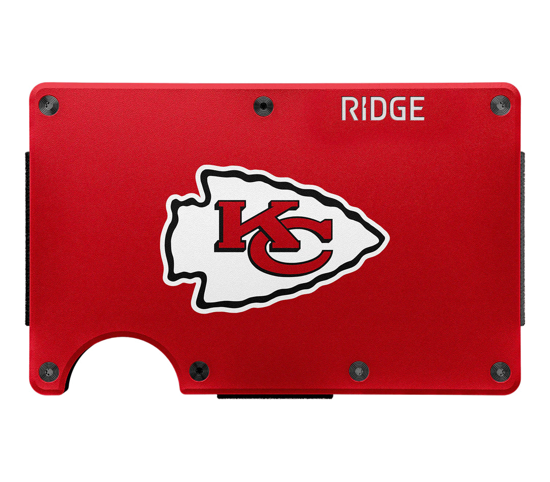ridge wallet nfl - cash strap | kansas city chiefs