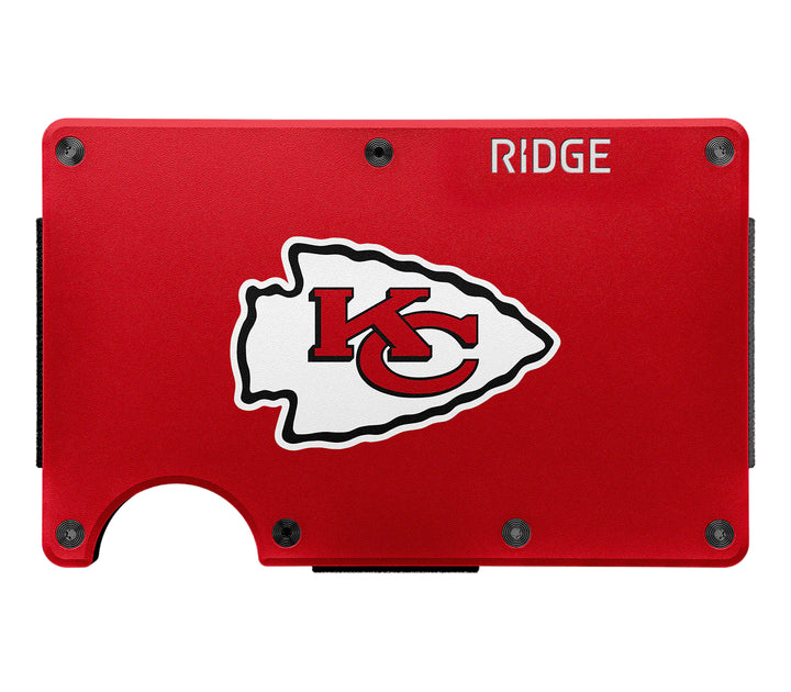ridge wallet nfl - cash strap | kansas city chiefs