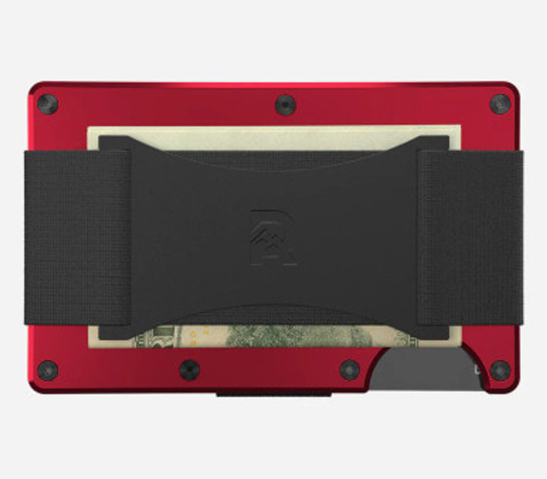 ridge wallet aluminum - money clip | red