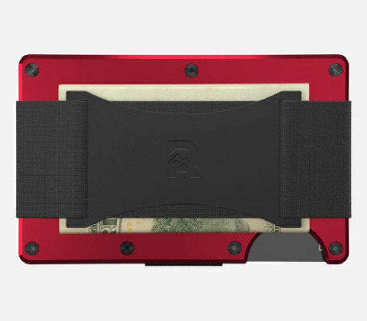 ridge wallet aluminum - money clip | red