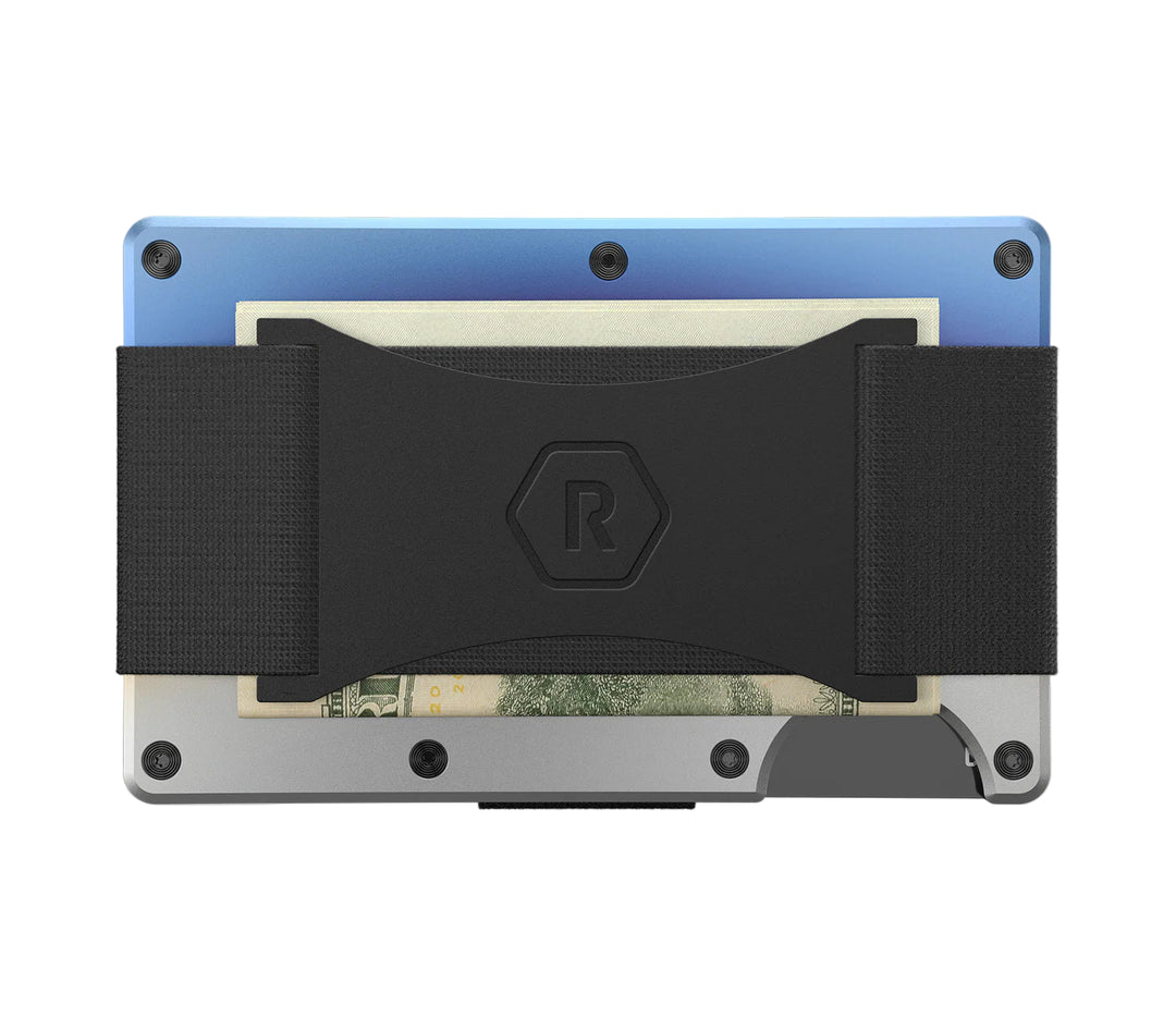 ridge wallet - cash strap | burnt titanium