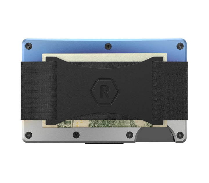 ridge wallet - cash strap | burnt titanium