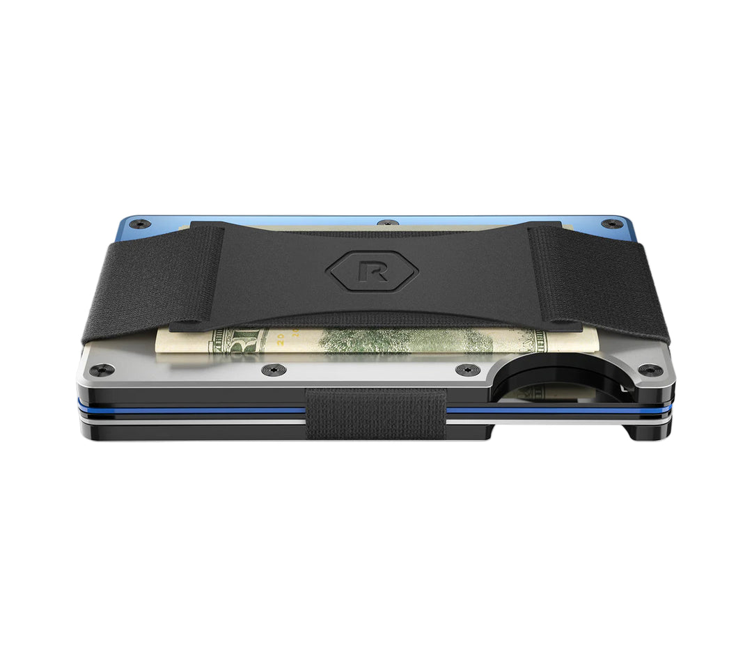 ridge wallet - cash strap | burnt titanium