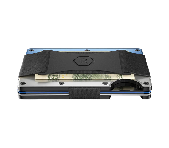 ridge wallet - cash strap | burnt titanium