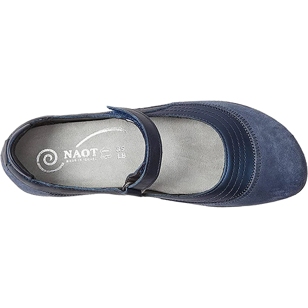 naot kirei wide women's | pol sea midn blu ink lth