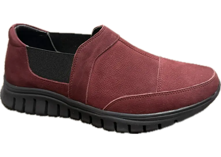 ava melani ella women's | burgandy nubuck
