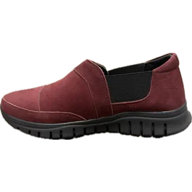 ava melani ella women's | burgandy nubuck