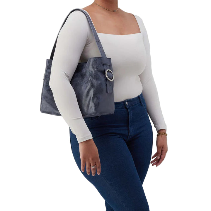 hobo render shoulder bag women's | indigo sky