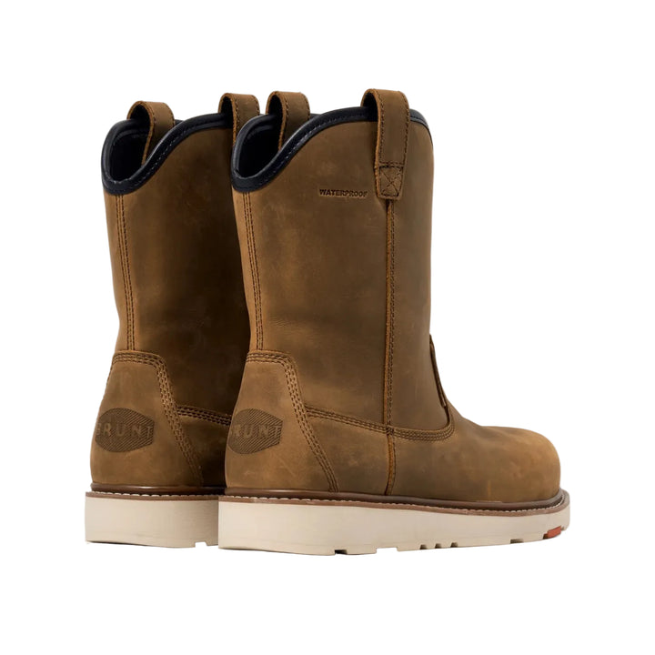 brunt the bolduc 9" waterproof comp toe men's | brown
