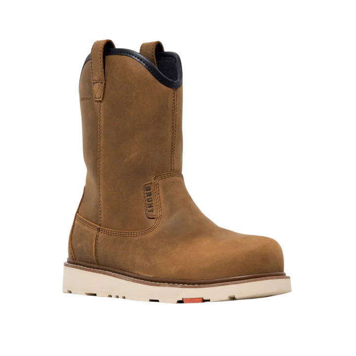 brunt the bolduc 9" waterproof comp toe men's | brown