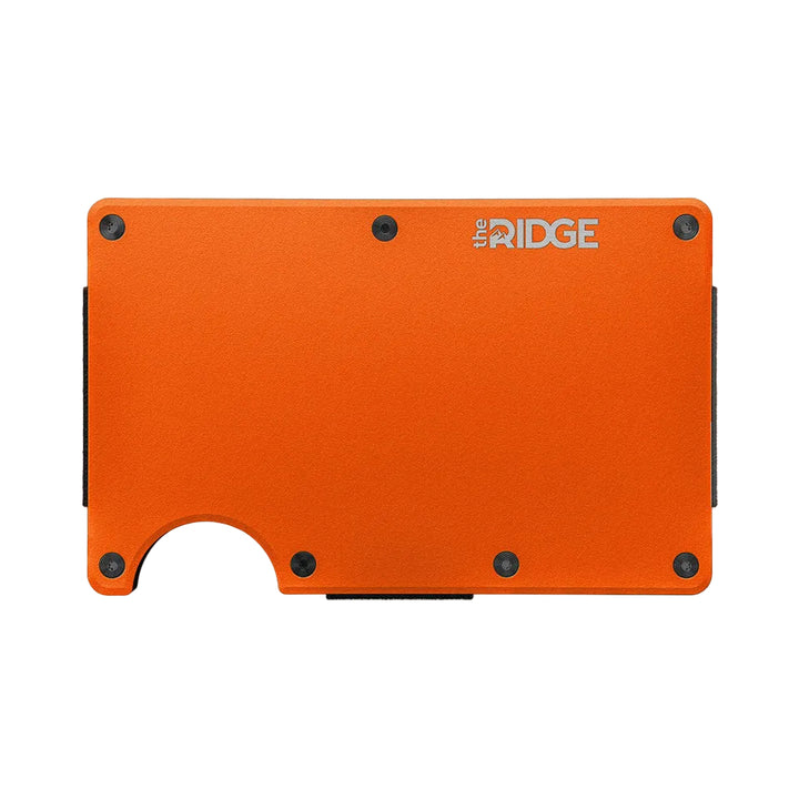 ridge wallet aluminum - money clip | basecamp orange