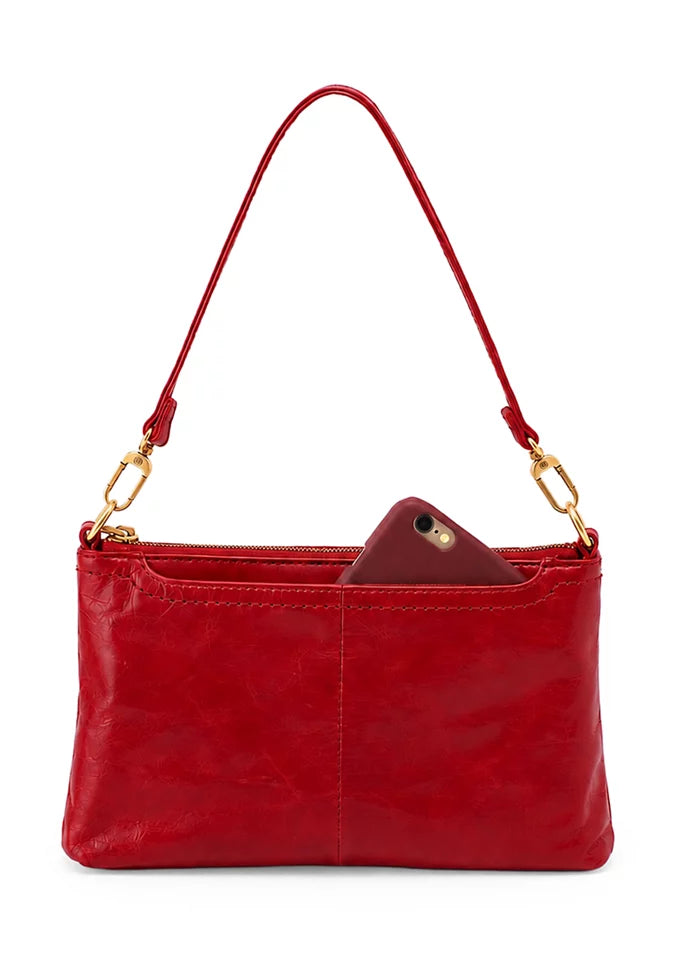 hobo darcy crossbody women's | true red