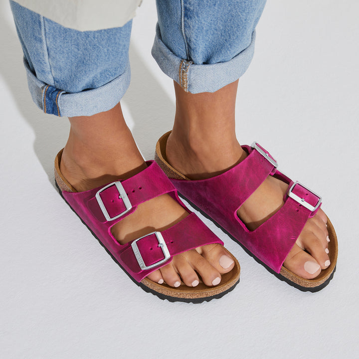 Birkenstock Arizona Oiled Leather Sandals Women's