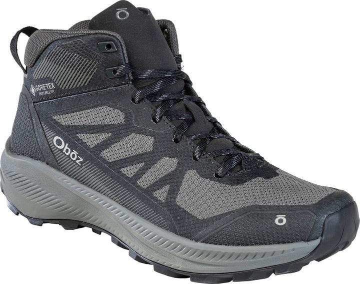 oboz katabatic lt mid gtx waterproof men's | black sea