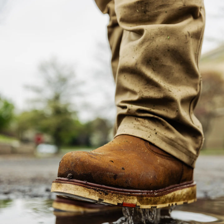 brunt the bolduc 9" waterproof comp toe men's | brown
