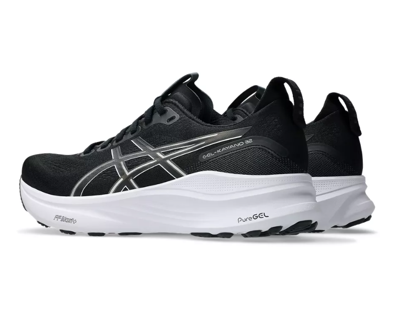 asics gel-kayano 32 men's | black white