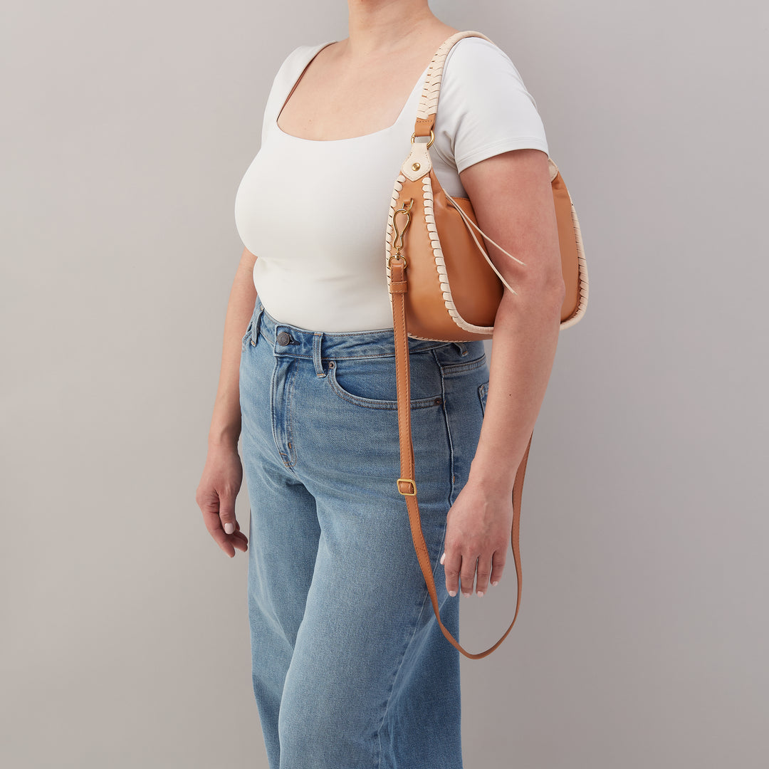 hobo mia crescent hobo women's | warm cashew