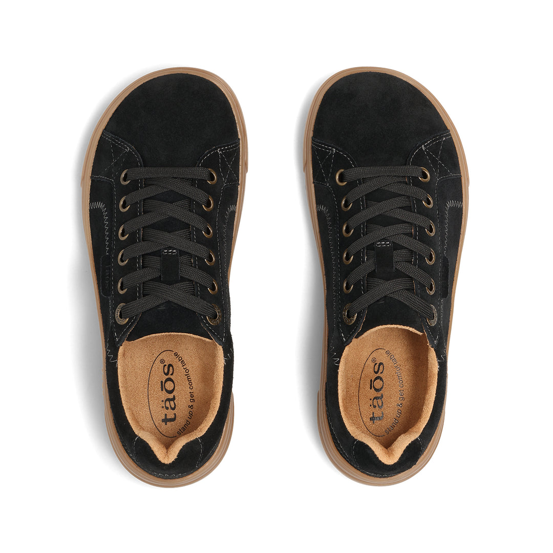taos champ women's | black suede