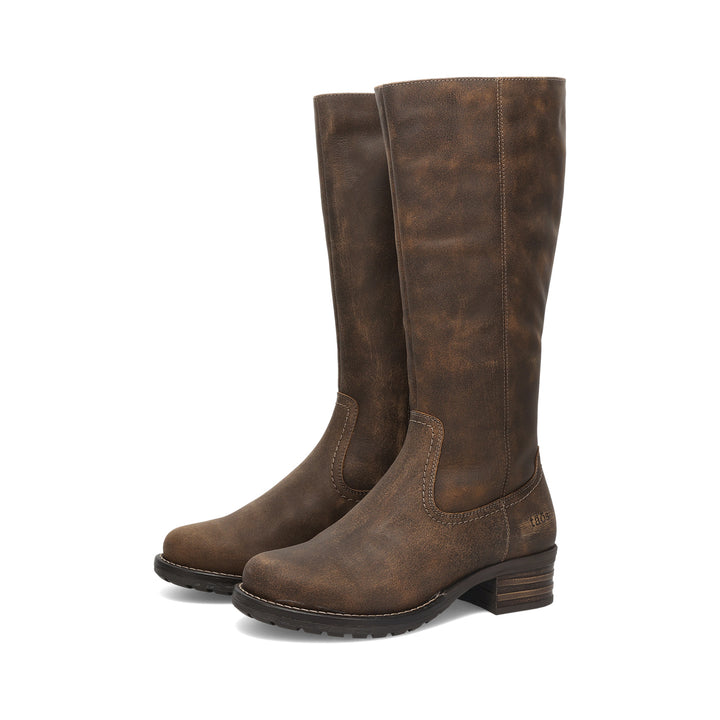 taos country women's | brown distressed