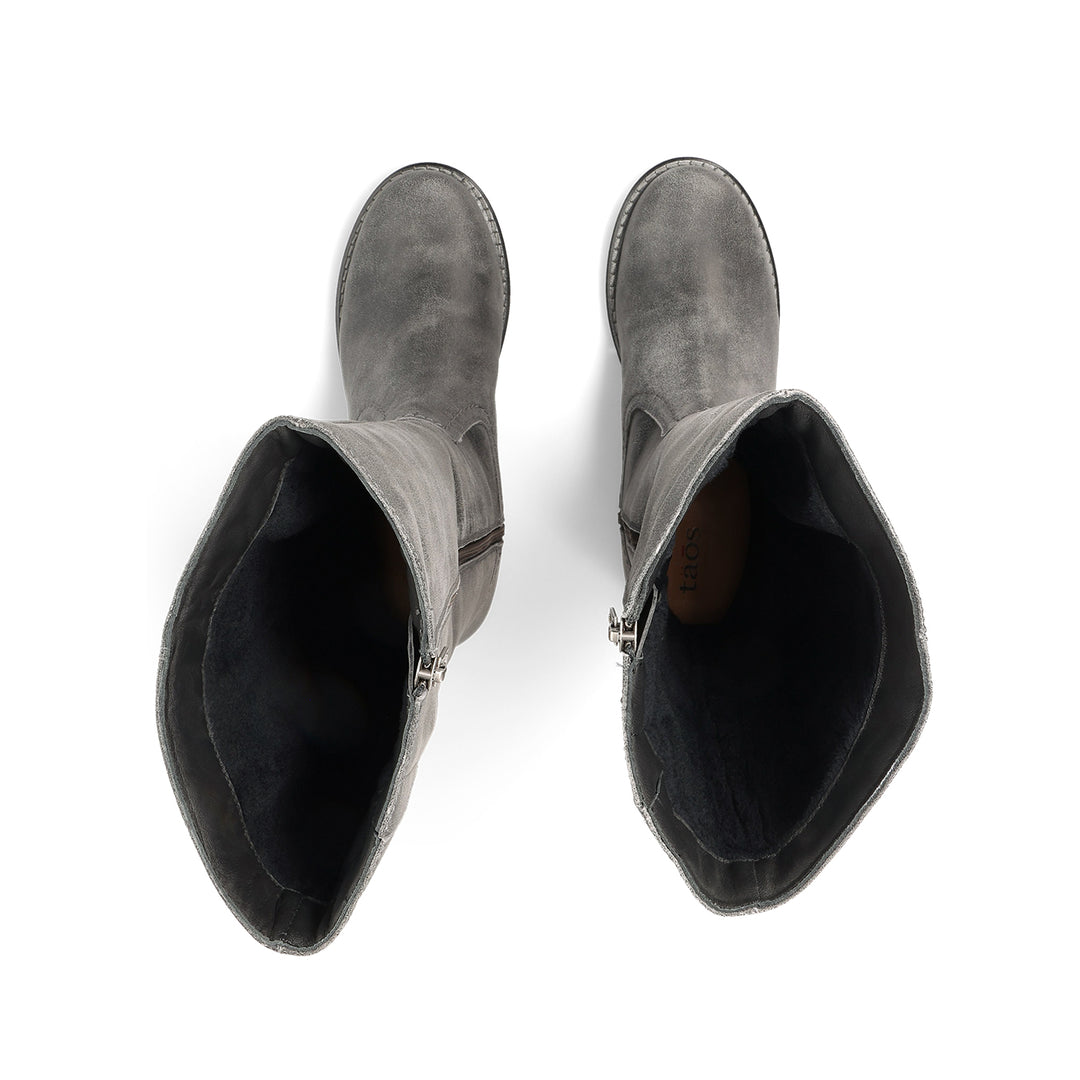 taos country women's | charcoal distressed