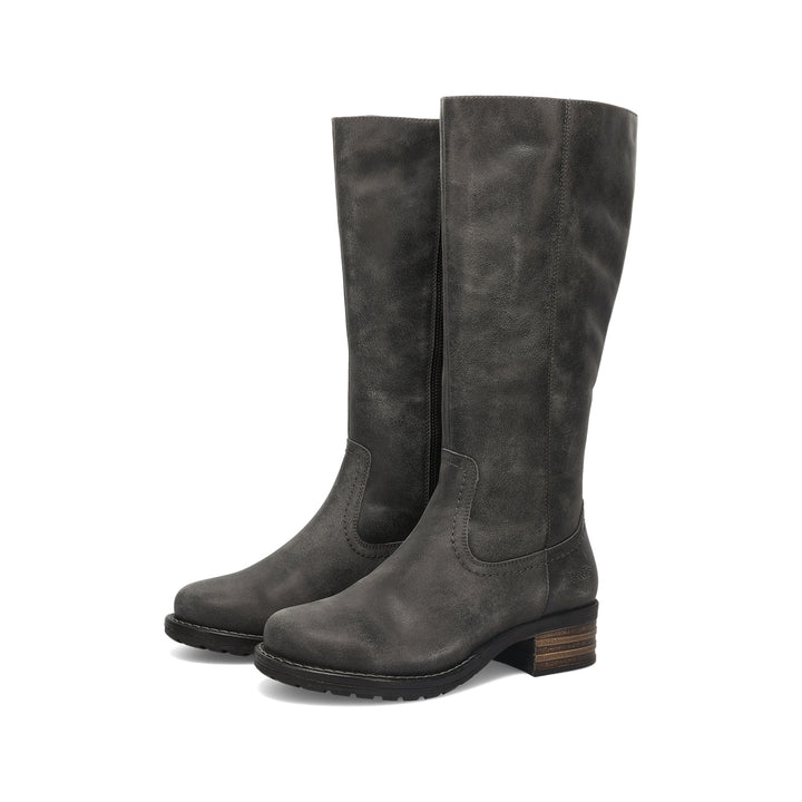 taos country women's | charcoal distressed