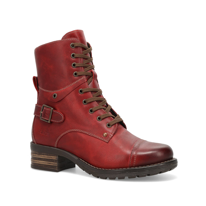 taos crave women's | red vintage leather