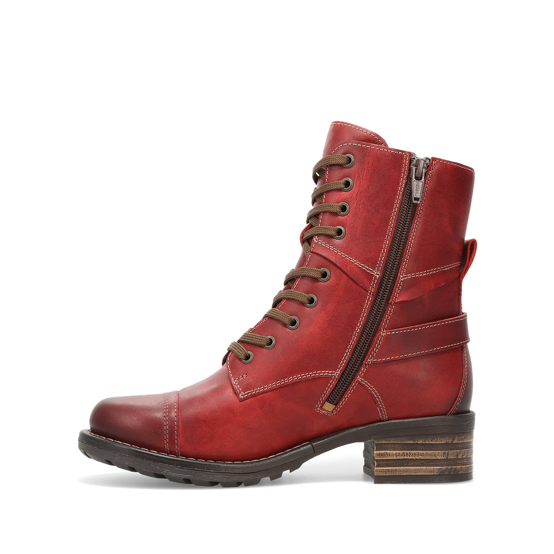 taos crave women's | red vintage leather