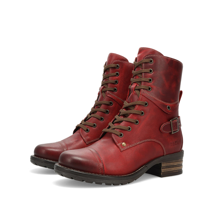 taos crave women's | red vintage leather