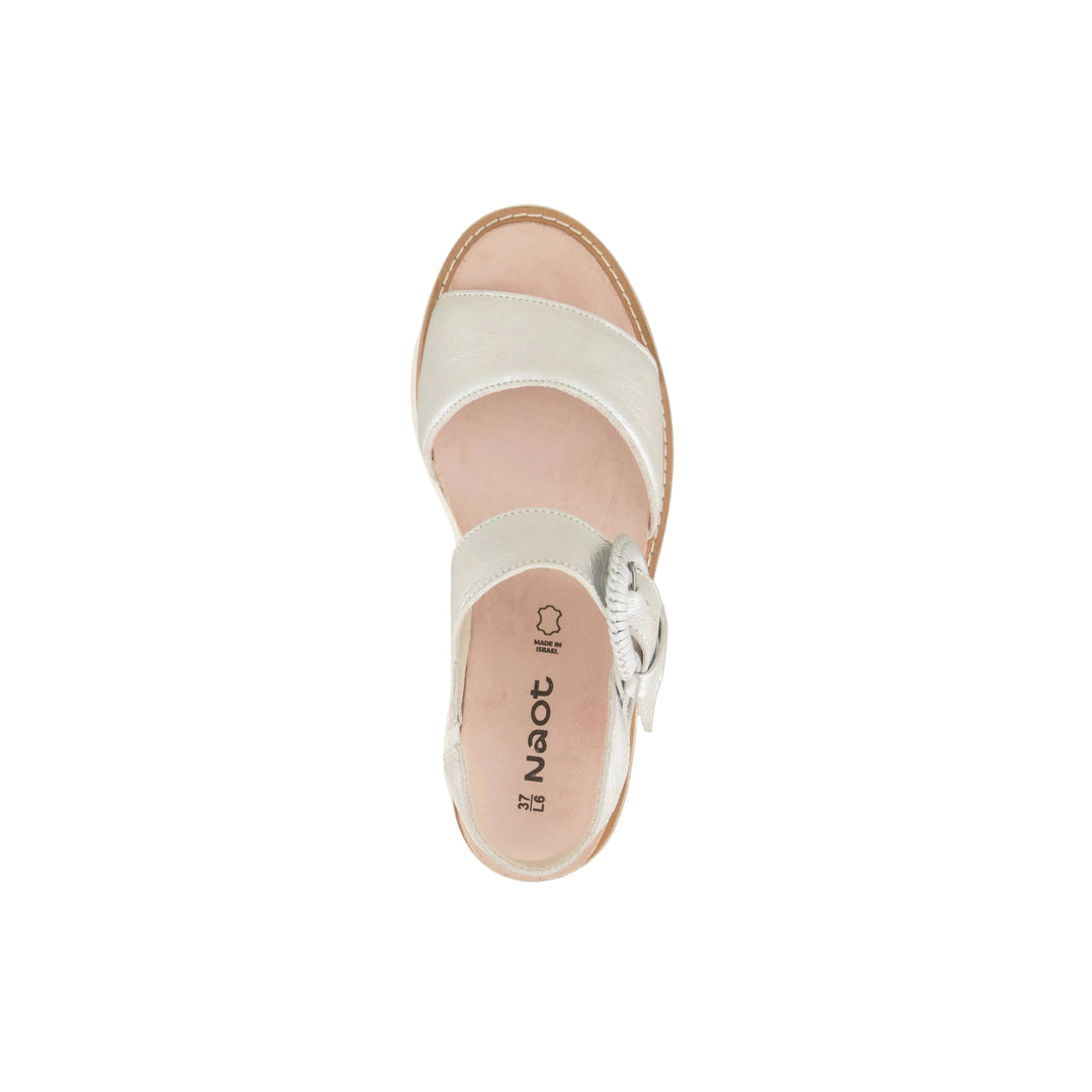 naot crepe women's | silver soft lea
