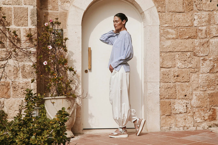 naot crepe women's | silver soft lea