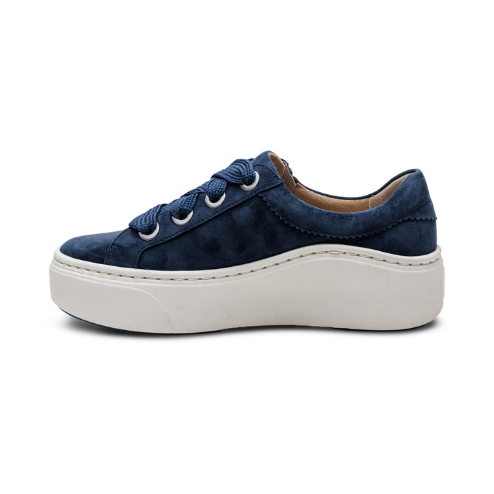aetrex aubrey arch support platform women's | navy