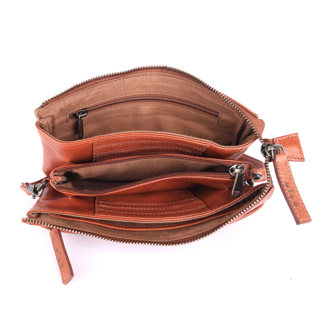 milo brisa women's | cognac