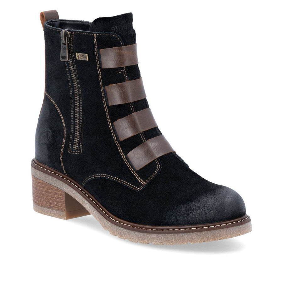 rieker aida women's | schwarz/kastanie