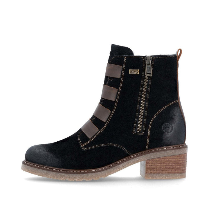 rieker aida women's | schwarz/kastanie