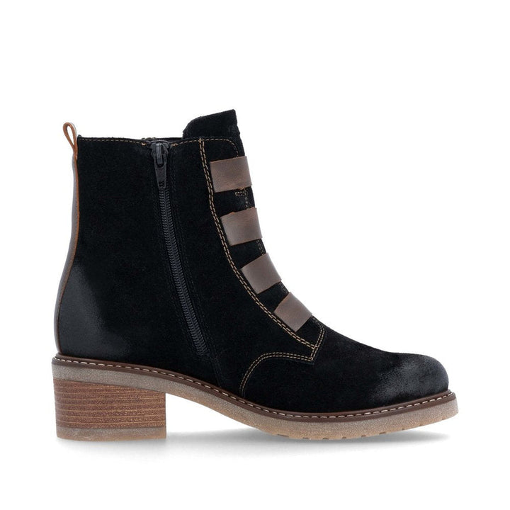 rieker aida women's | schwarz/kastanie