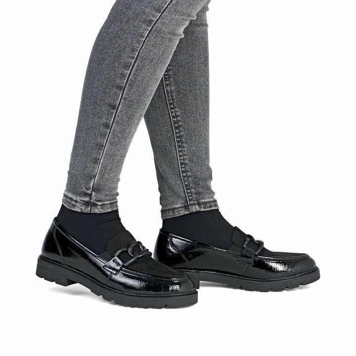 rieker anuschka 01 women's | nero/schwarz/black