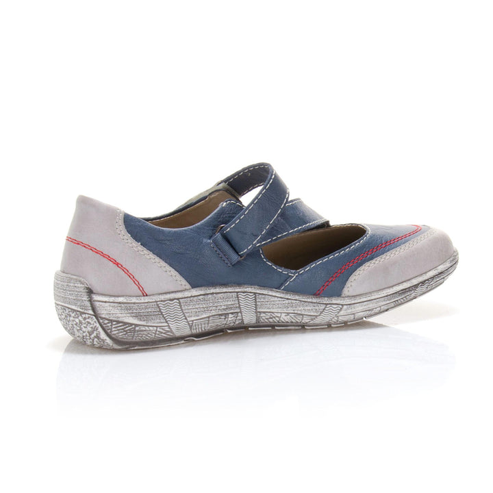 rieker d381714 women's | blue combi