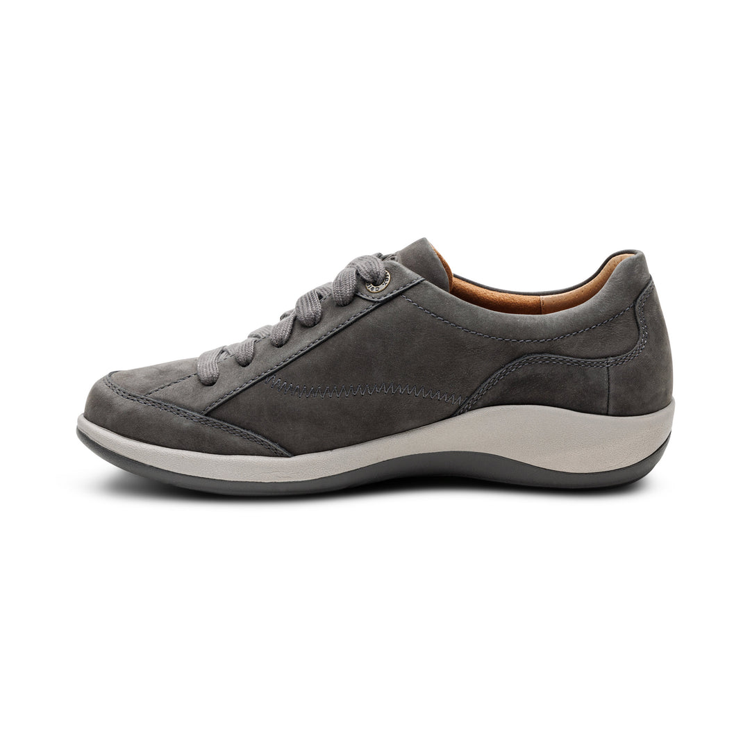 aetrex dahlia lace up oxford women's | charcoal