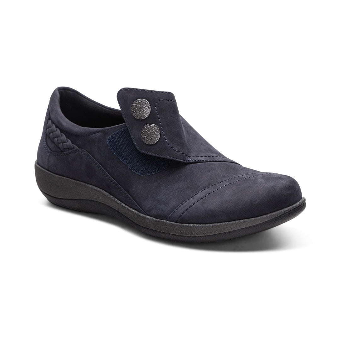 aetrex karina monk strap women's | navy