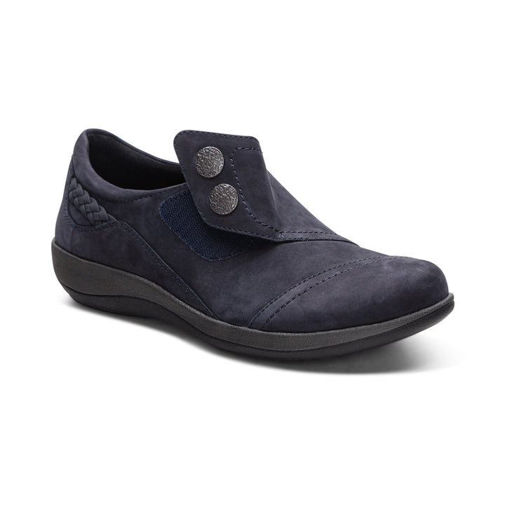 aetrex karina monk strap women's | navy