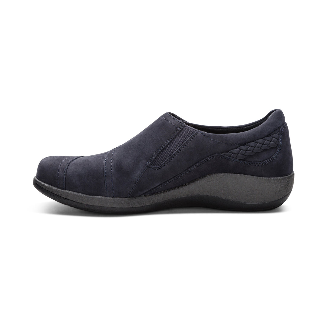 aetrex karina monk strap women's | navy